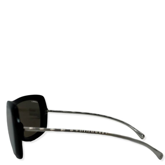 CHANEL Shield Acetate Sunglasses Metallic Lens - Picture 4 of 7
